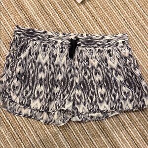Joie Monochrome Patterned Athletic Shorts